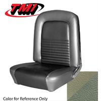 1967 Mustang Coupe Standard Sport Seat Upholstery Set w/ Bucket Seats (Full Set) Ivy Gold