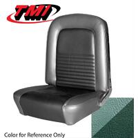 1967 Mustang Coupe Standard Sport Seat Upholstery Set w/ Bucket Seats (Full Set) Turquoise