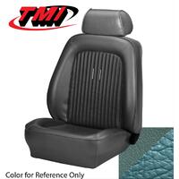 1968-69 Mustang Coupe Standard Sport Upholstery Set w/ Low-Back Bucket Seats (Full Set) Light Blue