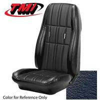 1971-73 Mustang Deluxe Sport Seat Upholstery Set (Front Only) Dark Blue