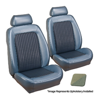 1968-69 Mustang Standard Sport II Seats Upholstery Set w/ Bucket Seats (Front Only) Ivy Gold