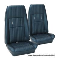 1971 Mustang Coupe Deluxe Sports Seat Upholstery Set (Full Set) Dark Blue