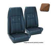 1971 Mustang Coupe Deluxe Sports Seat Upholstery Set (Full Set) Medium Ginger