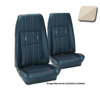 1971 Mustang Coupe Deluxe Sports Seat Upholstery Set (Full Set) White