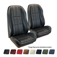 1971 Mustang Coupe Deluxe Sport-II Seat Upholstery Set w/ Comfortweave Lower Inserts (Full Set)