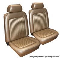 1969 Mustang Convertible Deluxe Upholstery Set (Rear Only) Nugget Gold