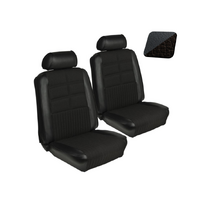 1969 Mustang Convertible Standard Upholstery Set (Rear Only) Black