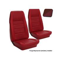 1971-73 Mustang Convertible Standard Upholstery Set (Full Set) Dark Red