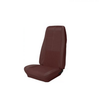 1970 Mustang Convertible Deluxe/Grande Sport Seat Upholstery Set w/ Hi-Back Bucket Seats (Full Set) Dark Red