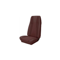 1971-73 Mustang Mach 1 Sportsroof Comfortweave Upholstery Set - No Stripes (Rear Only) Dark Red 