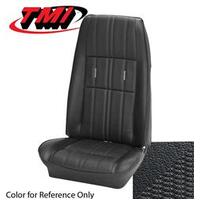 1971-73 Mustang Sportsroof Deluxe Upholstery Set (Rear Only) Black