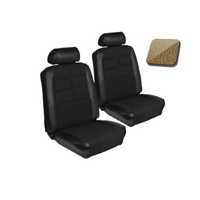 1969 Mustang Sportsroof Deluxe/Grande Upholstery Set (Rear Only) Nugget Gold w/ Nugget Gold Kiwi