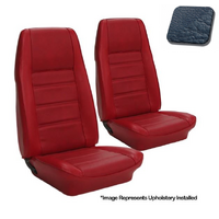 1971-73 Mustang Sportsroof Standard Upholstery Set (Rear Only) Medium Blue