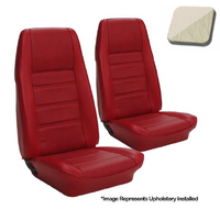 1971-73 Mustang Sportsroof Standard Upholstery Set (Rear Only) White