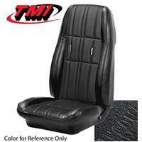 1971-73 Mustang Sportsroof Deluxe Sport Seat Upholstery Set (Full Set) Black