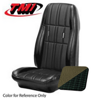 1971-73 Mustang Sportsroof Deluxe Sport Seat Upholstery Set (Full Set) Medium Green