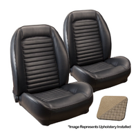 1966 Mustang Fastback Standard Sport ll Seats Upholstery Set w/ Bucket Seats (Full Set) Parchment