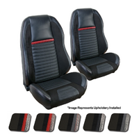 1969-70 Mach 1/Shelby Mustang Sport R Upholstery Set w/ Hi Back Bucket Seats (Front Only)