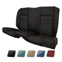 1966 Mustang Coupe Standard Rear Sport II Kit Seat Upholstery Set w/ Sport Foam (No Console)