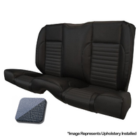 1968 Mustang Coupe Standard Rear Sport II Kit Seat Upholstery Set w/ Sport Foam (No Console) Blue