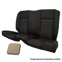 1968 Mustang Coupe Standard Rear Sport II Kit Seat Upholstery Set w/ Sport Foam (No Console) Parchment