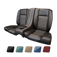 1966 Mustang Coupe Standard Rear Sport II Kit Seat Upholstery Set w/ Sport Foam (With Console)