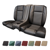 1967 Mustang Coupe Standard Sport II Kit Rear Seat Upholstery Set w/ Sports Foam (With Console)