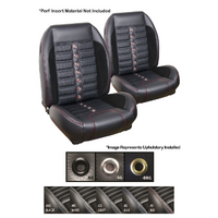 1964-67 Mustang Coupe Sport XR Upholstery Set w/ Low Back Bucket Seats (Full Set)