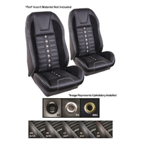 1972-73 Mustang Coupe Sport XR Upholstery Set w/ High Back Bucket Seats (Full Set)