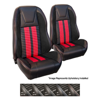 1972-73 Mustang Coupe Sport R500 Upholstery Set w/ Highback Bucket Seats (Full Set)