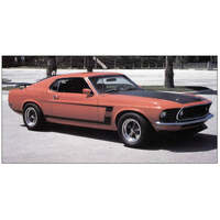 1969 Boss 302 Complete Stripe Kit - Black Reflective