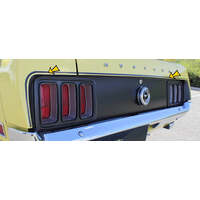 1970 Boss 302 Trunk Lid Stripe - Black Reflective