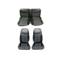 1969 Mustang Mach 1 Full Set Upholstery (Black/Black)