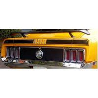 1970 Mustang Mach 1 Trunk Lid Stripe - Argent Silver Metallic