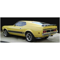 1973 Mustang Mach 1 Complete Stripe Kit - Argent Silver Metallic