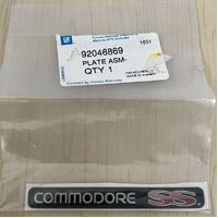 GENUINE GM Holden Commodore VR VS SS Dash Badge NOS