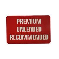 GENUINE Holden 'Premium Unleaded Recommended' Fuel Decal Commodore VS VT VX VY VZ
