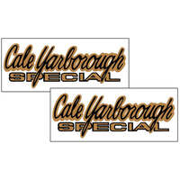 1969 Mercury Cyclone Decal Set - 'Cale Yarborough Special' - Black & Gold