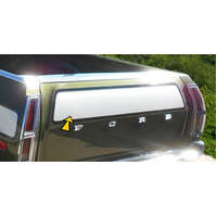 1973-76 Ranchero GT Tailgate Stripe Only - Blue Center Stripe w/ Gloss Black PinStripe