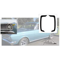 1969 Ford Falcon 2pc Headlight Bezel Decal Kit