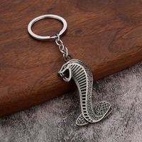 Cobra Keychain - Silver