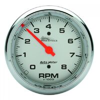 Pro-Cycle 3-3/8" Tachometer (0-8,000 RPM) Silver