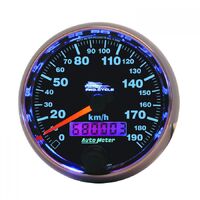 Pro-Cycle 2-5/8" Speedometer (0-190 Km/H) Black