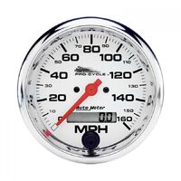 Pro-Cycle 3-3/4" Electric Speedometer (0-160 MPH) White