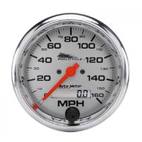 Pro-Cycle 3-3/4" Electric Speedometer (0-160 MPH) Silver