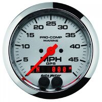 Marine 3-3/8" GPS Speedometer (0-50 MPH) Chrome