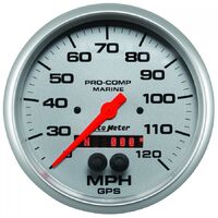 Marine 5" GPS Speedometer (0-120 MPH) Silver