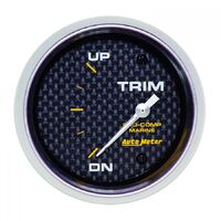 Marine 2-5/8" Trim Level Up/Down Gauge w/ Air-Core - Carbon Fibre