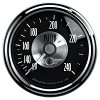 Prestige 2-1/16" Mechanical Water Temperature Gauge (120-240 °F, 6 ft) Black Diamond