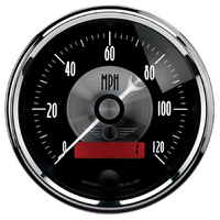 Prestige Black Diamond 3-3/8" Electric Speedometer (0-120 MPH) Standard